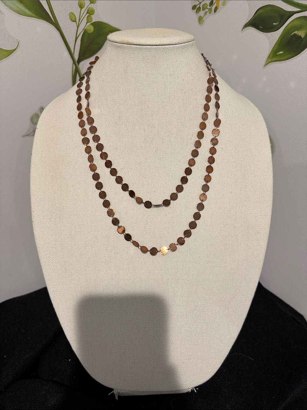 NWT Sunset Marsh Brown Layered Disc Necklace – Women Jewelry